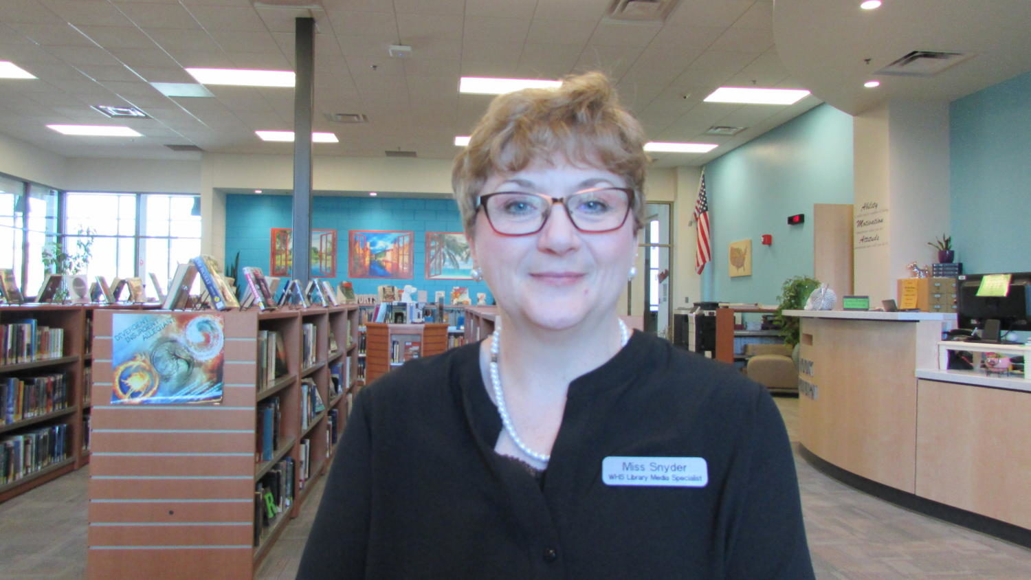 WHS Librarian, Miss Snyder