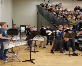 WHS Pep Band: National Anthem and WHS School Song
